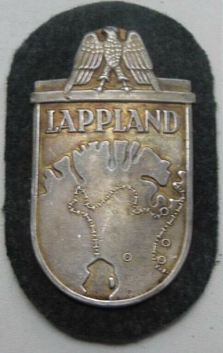 German World War Two Lappland Campaign Badge Award