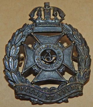 The Royal Rifles Of Canada Cap Badge Kc Fought In The Battle Of Hong Kong In Ww2