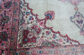 Antique Turkish Oushak Sivas Rug Wool Hand Knotted 9 ' 9 x 14 ' 2 DISTRESSED 3
