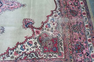 Antique Turkish Oushak Sivas Rug Wool Hand Knotted 9 ' 9 x 14 ' 2 DISTRESSED 8