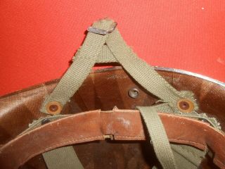 U.  S.  ARMY:WWII M1 Combat Steel Helmet Front Seam with Korea war era Helmet Liner 7