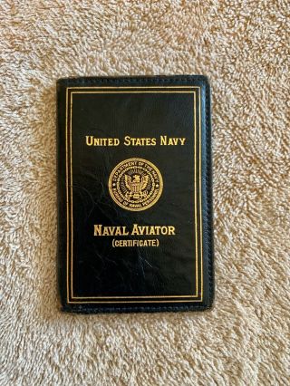 1944 World War 2 U.  S.  Navy Naval Aviator Certificate: Wallet And More