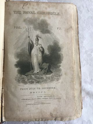 British Naval Chronicles 1801,  Battle Plans,  Poetry,  Engraved Plates etc 2