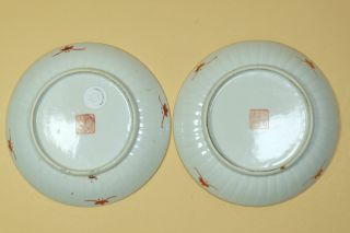 Pair Chinese Famille Rose Porcelain Dishes. 7