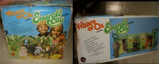 MEGO 1975 Wizard Of Oz 6 Boxed Figures And Emerald City Playset w/Wizard and box 9