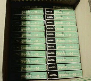 NOS • 1958 MATTEL GREENIE STIK - M CAPS RETAIL DISPLAY BOX & 24 BOXES OF CAPS 4
