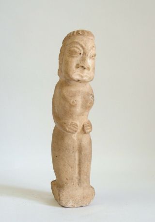 Fine Ancient Cypriot/syrian? Carved Limestone Figure