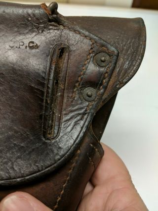 U.  S.  WWI M1916.  45 Leather Holster Made by S&R and inspected by. 11