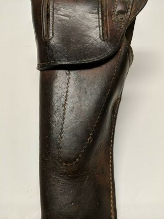 U.  S.  WWI M1916.  45 Leather Holster Made by S&R and inspected by. 4