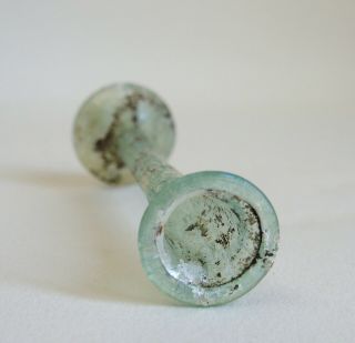 Fine ancient Roman glass bottle 2 5