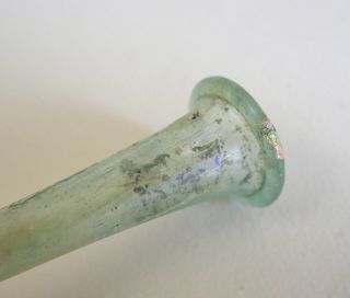 Fine ancient Roman glass bottle 2 7