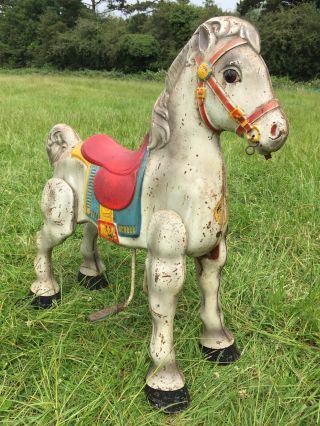 MOBO HORSE BRONCO ROCKING TOY HOBBY HORSE VINTAGE 1950’s 9