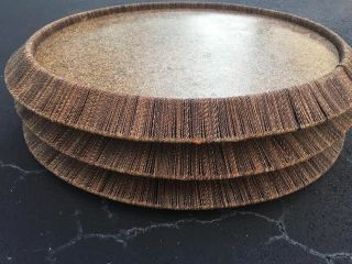 One Of A Kind Mid Century Rope Round Coffee Table In The Style Of Eero Aarnio