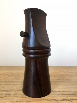 VERY RARE Dansk Style Rosewood Pepper Mill Quistgaard Denmark IHQ Wooden Wood 5