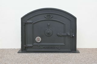 58.  5 X 43 Cm Cast Iron Fire Door Clay Bread Oven Doors Pizza With Thermometer