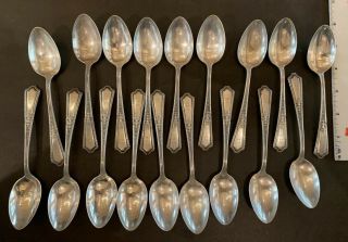 Towle D ' Orleans 1923 Sterling Silver Flatware Service for 18 (190 Piece) 291 Oz 6