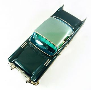 1957 Green Cadillac Eldorado 15” Japanese Tin Car w/Original Box by Marusan NR 12