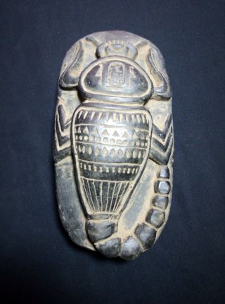 Rare Ancient Egyptian Antique Egypt Scarab Carved Stone 1210 Bc