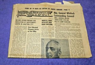 Korean War Newspaper Oct 19,  1946 The Gruber Guidon - Camp Gruber,  Ok