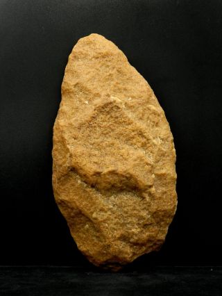 Ancient Quartzite Hand Axe - Acheulean Civilization - 22 Cm Long - Sahara