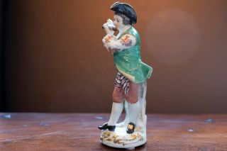 Meissen Porcelain Figure of Flute Player from Galant Orchestra 5