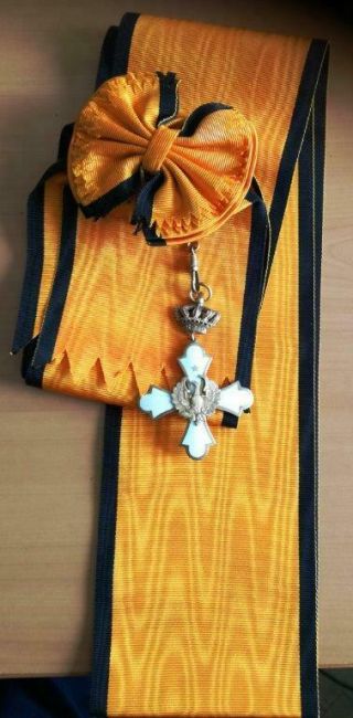 Greece Order Of Phoenix,  Cross For 1st Class With Scarf