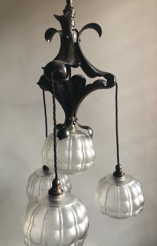 Arts & Crafts / Nouveau Light / Lamp / In The Manner Of Was Benson