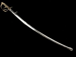 French Cavalry Officer Sword Model 1822/82 Coulaux Klingenthal Initialed
