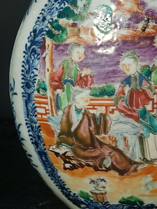Estate Rare 18th Century Chinese Expo Famille Rose Porcelain Vase (Circa 1750) 6