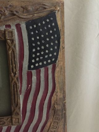 World War I Patriotic Wooden Picture Frame 6