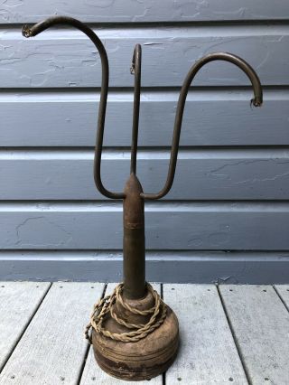 Vintage Wwi Wwii Old Military Naval Collectible Navy Trench Art Brass Table Lamp