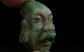 Pre Columbian Mayan Head Pendant Aztec_Olmec_Maya 2