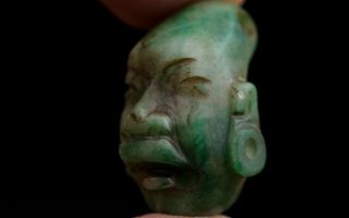 Pre Columbian Mayan Head Pendant Aztec_Olmec_Maya 3