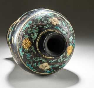 Korean Antique Glazed Porcelain Vase,  19th Lee Dynasty 6