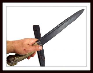 Antique 17th - 18th C.  Scottish Highlanders Dirk Dagger Hunting Knife 2