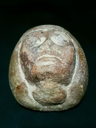 Rare ANCIENT EGYPTIAN ANTIQUES Head Of Nubian King LUXOR Sand Stone EGYPT BC 5