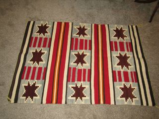 Navajo Star Design Rug,  55.  5 " X 37.  5 ",