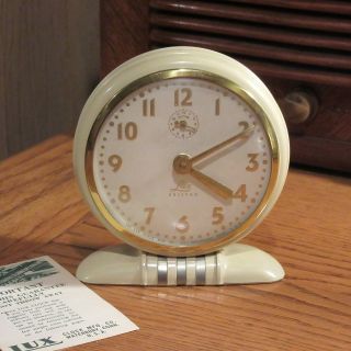 Lux Chilton Alarm Clock - - Orig.  Box & Paper - Possible Nos