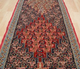 SAME OLD KURDISH KILIM RUG RECTANGLE WOOL 20,  MULTI COLORED KELIM RUNNERS 2X9ft 3