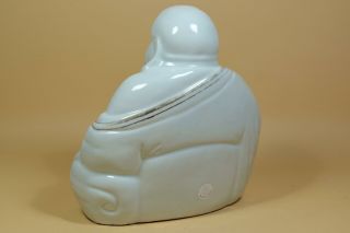 Antique Chinese Porcelain Figure of a Buddha.  Marked 5