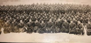 Unit Pano Photo 6th Battalion 20th Engineers Lost 98 Men Aboard Tuscania 1918