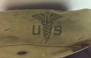 US ARMY COMBAT MEDICS KIT MEDICAL BAG KOREAN WAR ERA 2