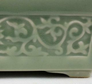 Chinese Celadon Antique Planter Qianlong 6 Character Zhuanshu Mark Porcelain 8