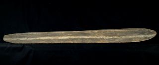 Rara Well Worn Wooden Mongo (saka,  Ngandu) Shield.  D.  R.  C.