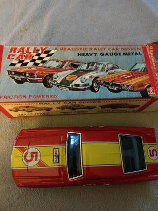 Tin Ford Mustang,  by Bandai,  in near. 4
