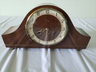 Mantel Chime Clock Brand - Solar Made In Germany.  Key Wind And Vintage 1941