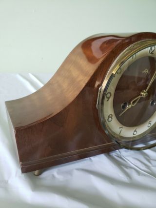 Mantel Chime Clock Brand - Solar Made In Germany.  Key Wind And Vintage 1941 7