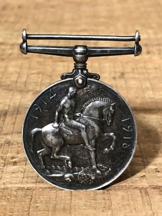 WWI Great Britain War Medal 1914 - 1918 GEORGIVS V BRITT: OMN: REX ET IND: IMP 11