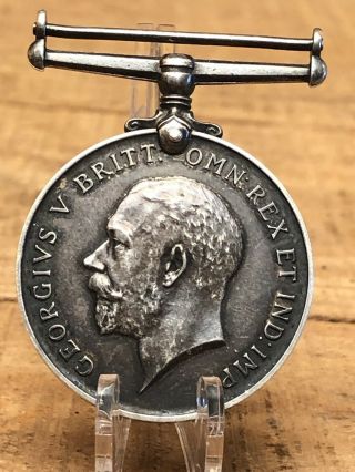 WWI Great Britain War Medal 1914 - 1918 GEORGIVS V BRITT: OMN: REX ET IND: IMP 4