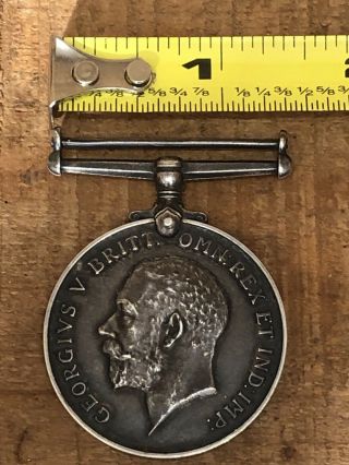WWI Great Britain War Medal 1914 - 1918 GEORGIVS V BRITT: OMN: REX ET IND: IMP 6